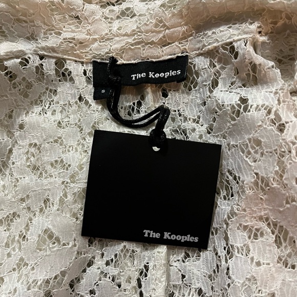 NWT The Kooples Flower Lace and Crepe Jacket - Picture 11 of 13
